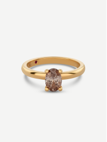 Yellow Gold Diamond Ring 0.78 ct | MARRY ME by Ribas