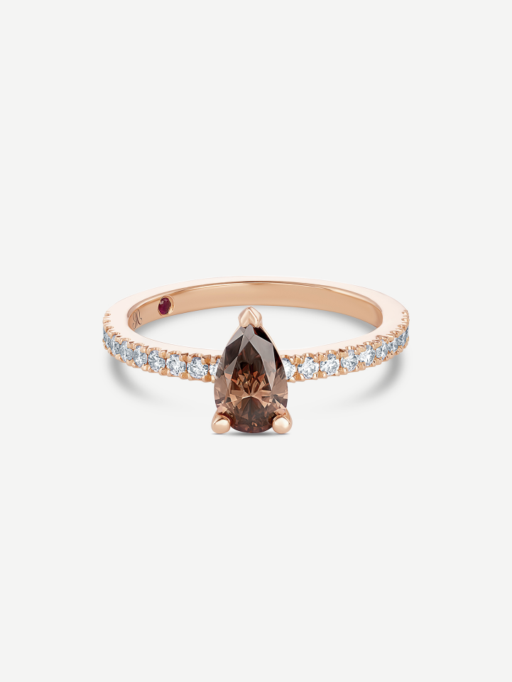 Rose Gold Diamond Ring 0.75 ct | MARRY ME by Ribas