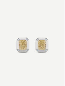 Balto aukso auskarai su deimantais 3,08 ct | MARRY ME