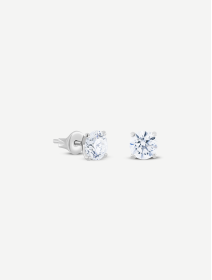 Balto aukso auskarai su deimantais 2,01 ct | MARRY ME