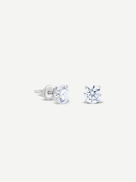 Diamond Earrings – White Gold