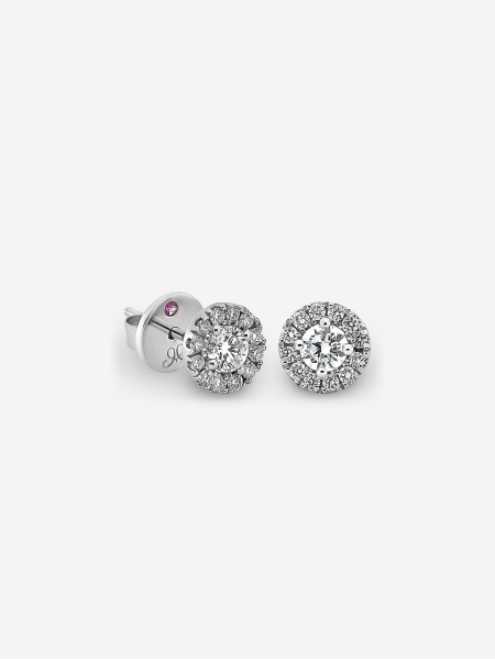 Diamond Earrings – White Gold