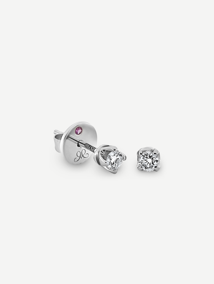 White Gold Diamond Earrings from 0.19 ct | MARRY ME by Ribas