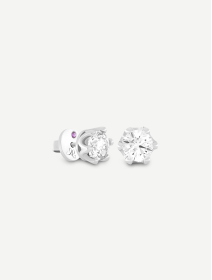 Balto aukso auskarai su deimantais 1,60 ct | MARRY ME