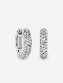 Balto aukso auskarai su deimantais nuo 0,38 ct | MARRY ME