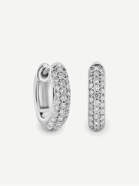 Diamond Earrings – White Gold