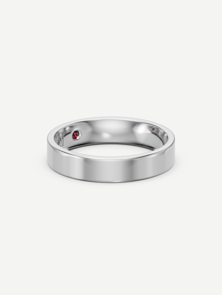 White Gold Wedding Ring MOT050654 | MARRY ME by Ribas