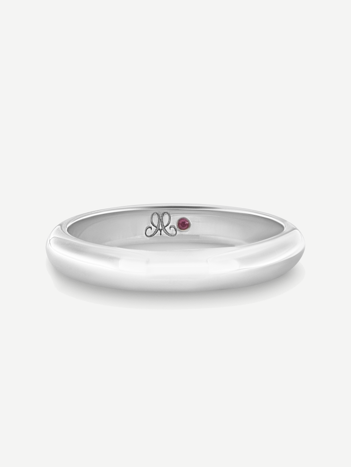 White Gold Wedding Ring MOT050685 | MARRY ME by Ribas