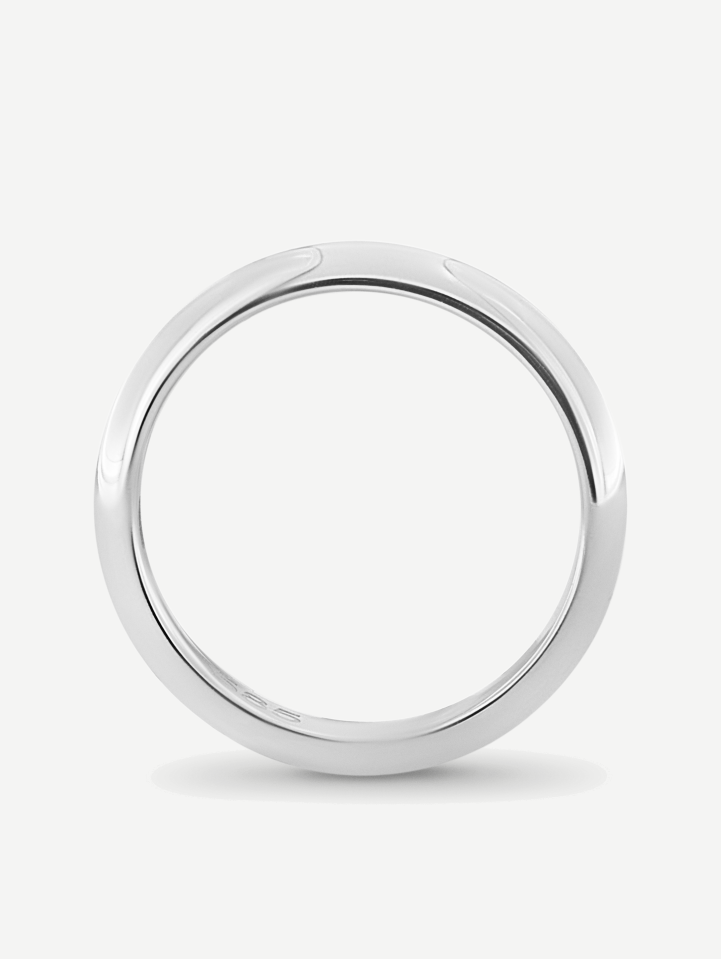 Vestuvinis balto aukso žiedas MOT050685 | MARRY ME by Ribas