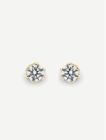 Yellow Gold Diamond Earrings from 0.80 ct | MARRY ME
