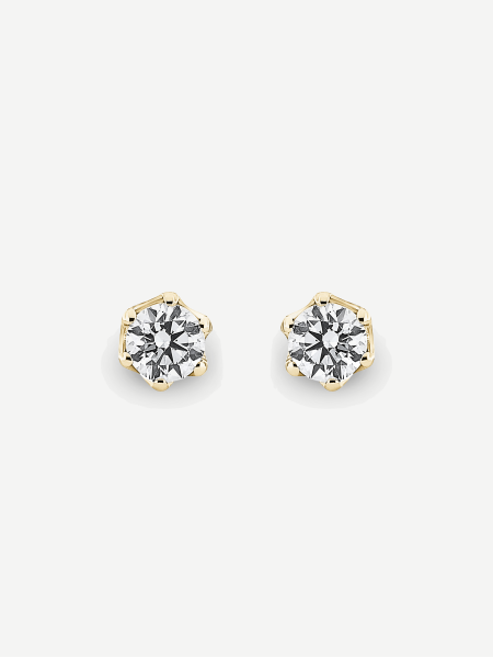 Diamond Earrings – Yellow Gold