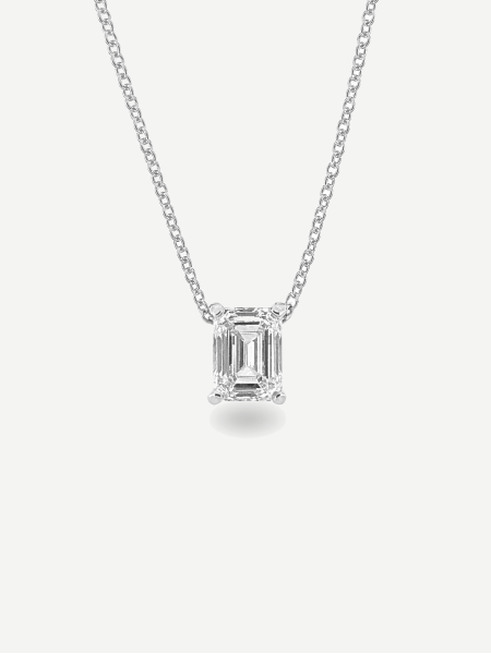 Diamond Pendant – White Gold