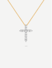 Geltono aukso pakabukas su deimantais nuo 0,58 ct | MARRY ME