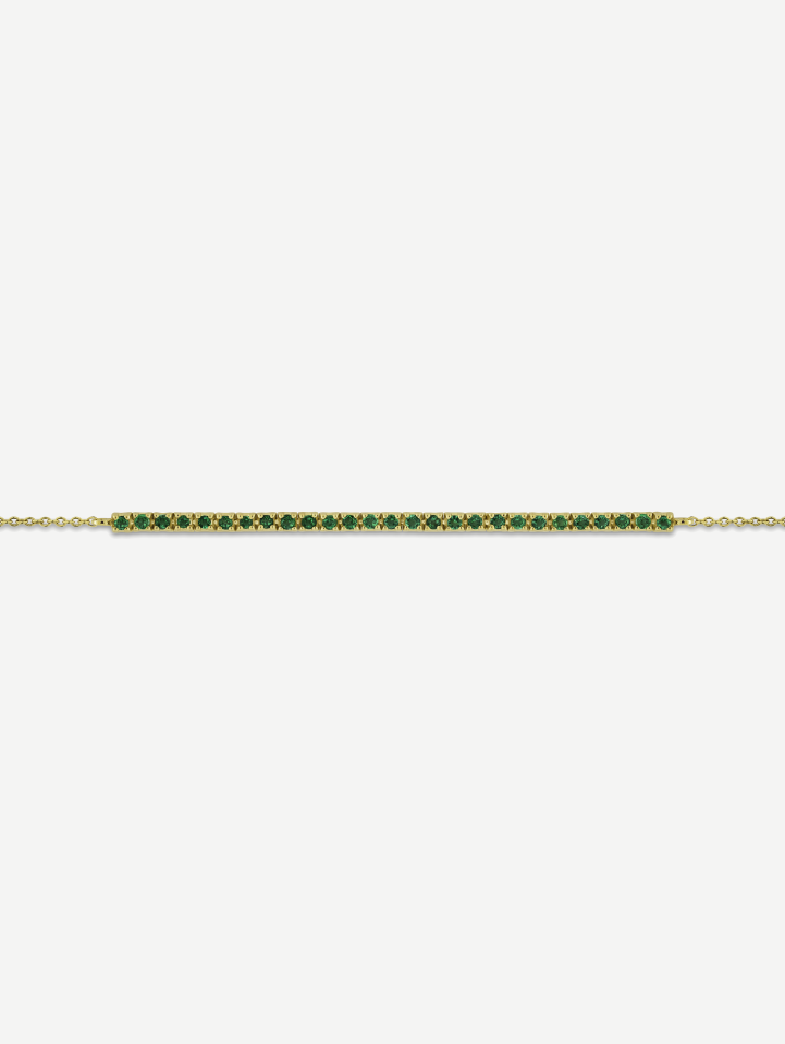 Yellow Gold Emerald Bracelet from 0.31 ct | MARRY ME