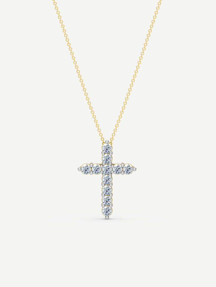 Geltono aukso pakabukas su deimantais nuo 1,54 ct | MARRY ME