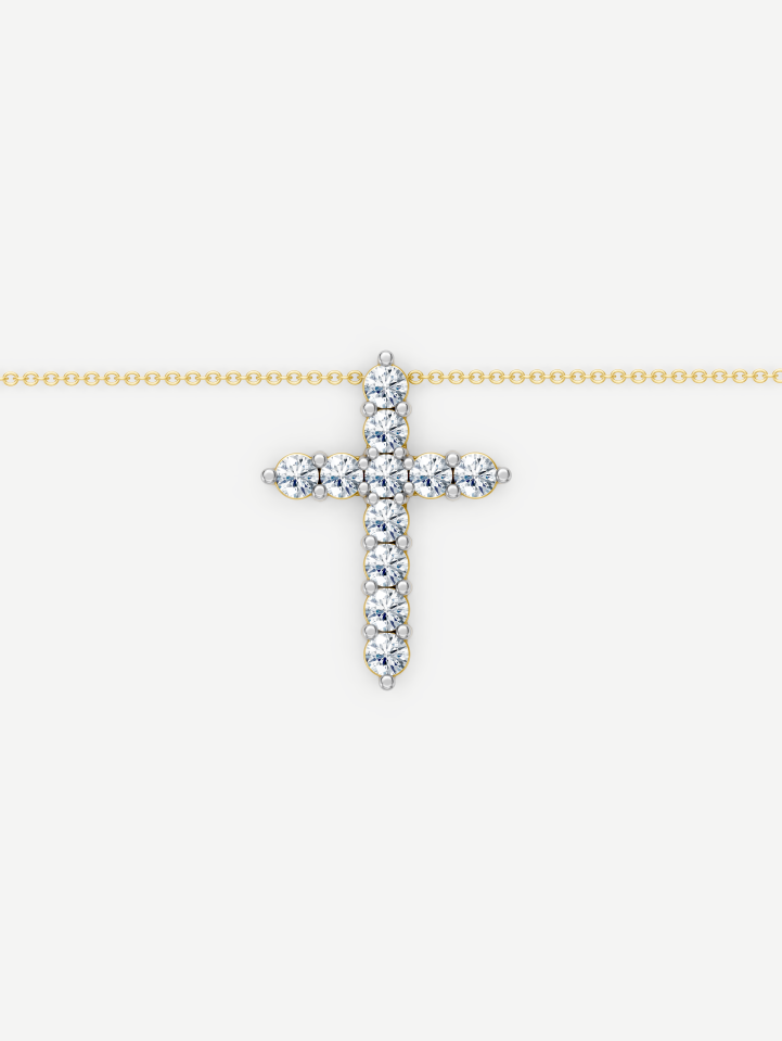 Geltono aukso pakabukas su deimantais nuo 1,54 ct | MARRY ME
