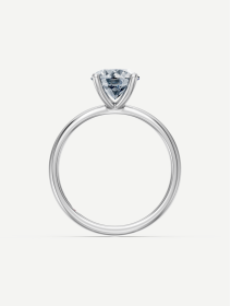 Balto aukso žiedas su deimantais nuo 1,08 ct | MARRY ME