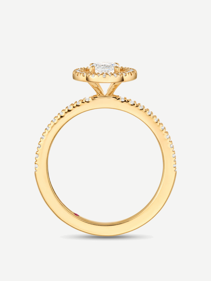 Rose Gold Diamond Ring 0.87 ct | MARRY ME by Ribas