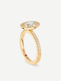 Rose Gold Diamond Ring 0.87 ct | MARRY ME by Ribas
