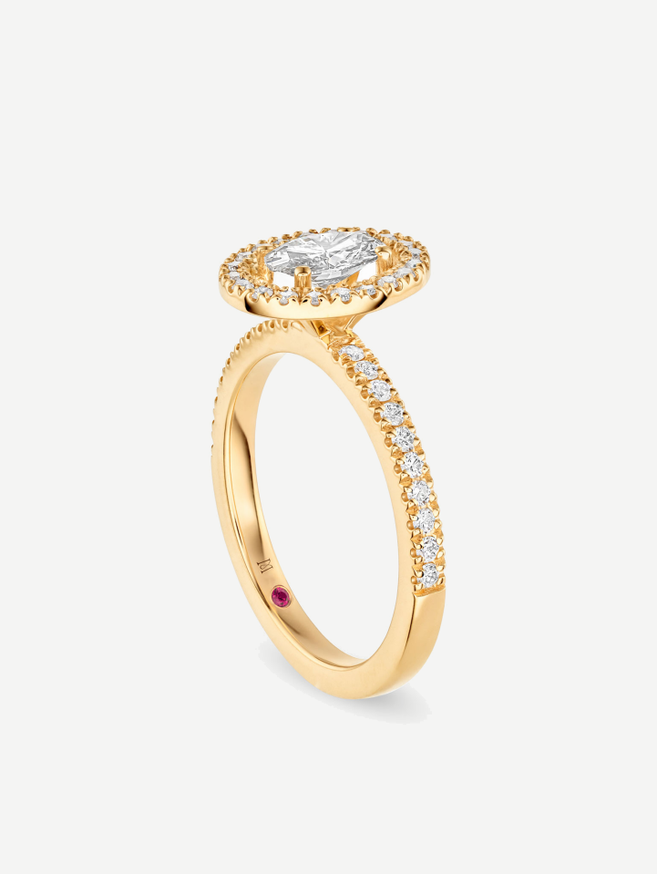 Rose Gold Diamond Ring 0.87 ct | MARRY ME by Ribas