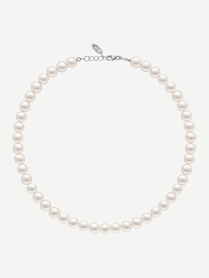 White Gold Akoya Pearl Necklace | MARRY ME by Ribas