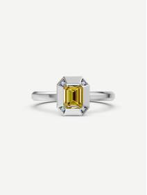 Balto aukso žiedas su deimantais nuo 0,54 ct | MARRY ME