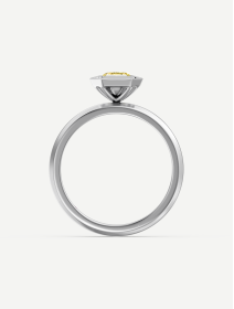 Balto aukso žiedas su deimantais nuo 0,54 ct | MARRY ME