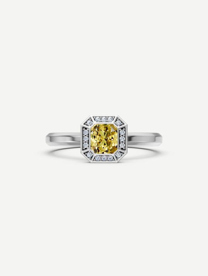 White Gold Diamond Ring 0.68 ct | MARRY ME by Ribas