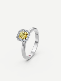 White Gold Diamond Ring 0.68 ct | MARRY ME by Ribas
