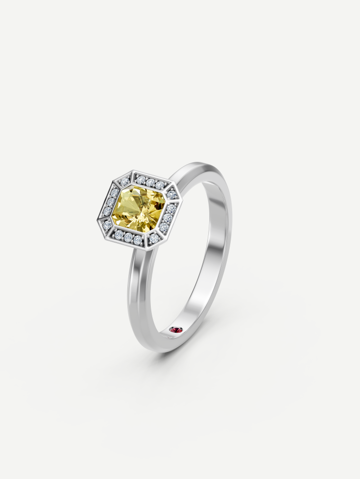 White Gold Diamond Ring 0.68 ct | MARRY ME by Ribas