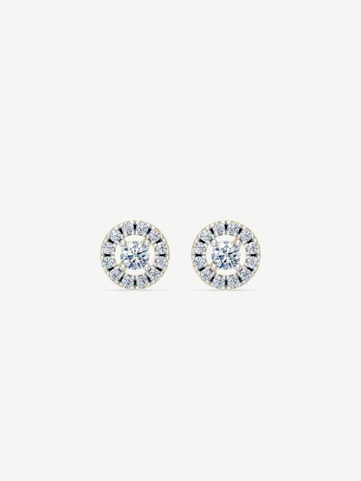 Yellow Gold Diamond Earrings from 0.24 ct | MARRY ME