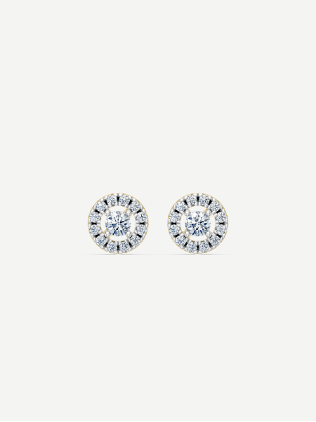 Diamond Earrings – Yellow Gold