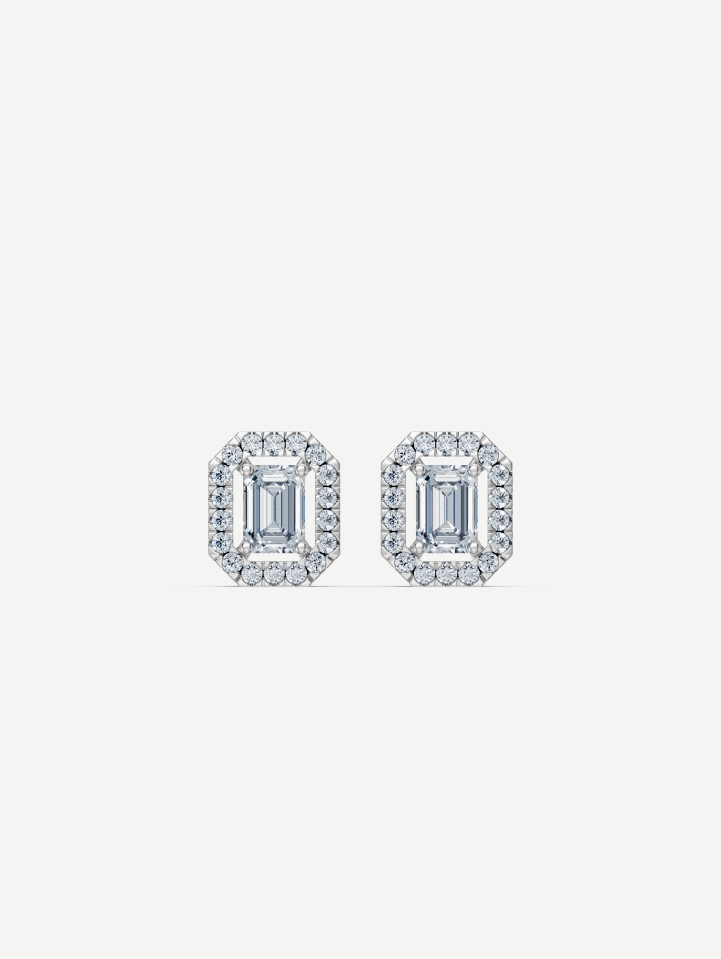 White Gold Diamond Earrings 0.58 ct | MARRY ME by Ribas