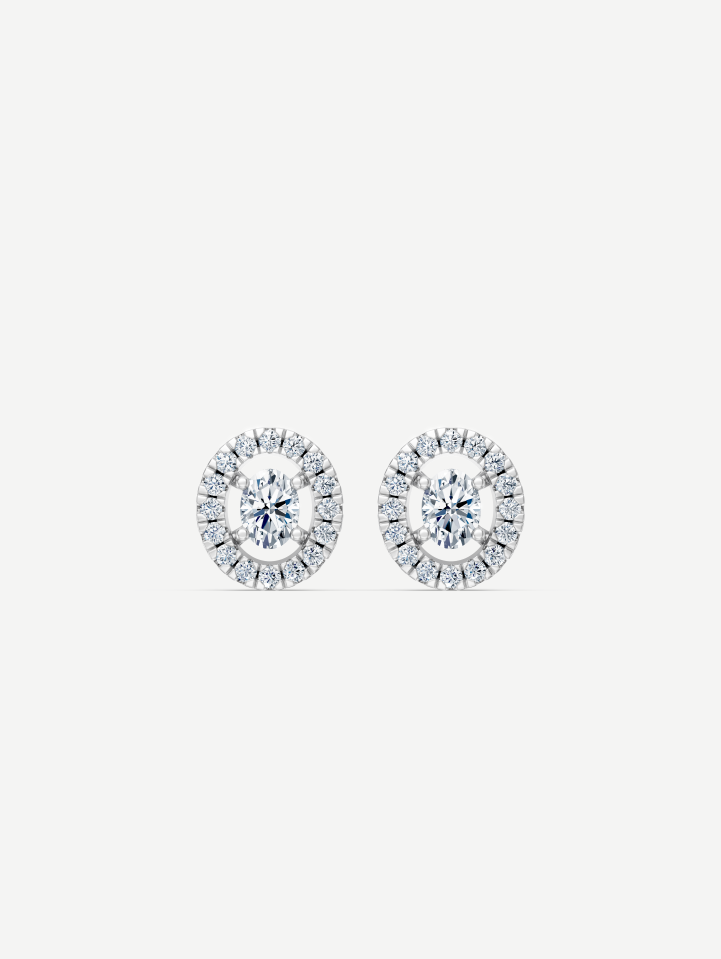 White Gold Diamond Earrings from 0.60 ct | MARRY ME by Ribas