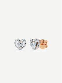 Rose Gold Diamond Earrings 0.57 ct | MARRY ME by Ribas