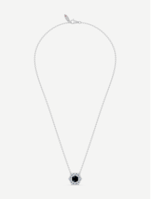 Signature White Gold Black and White Diamond Pendant from 0.76 ct