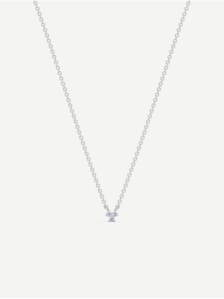 Diamond Pendant – White Gold