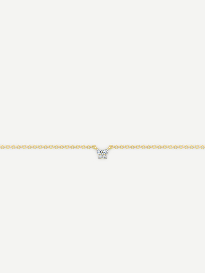 Yellow Gold Diamond Pendant MOT228428 0.04 ct | MARRY ME