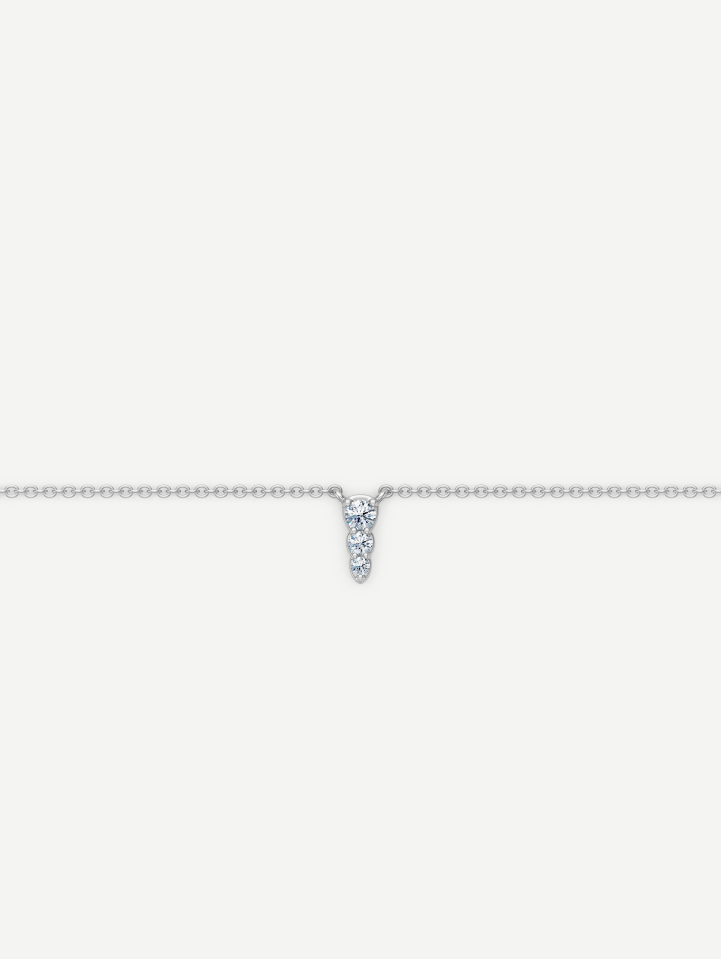 White Gold Diamond Pendant MOT228565 0.10 ct | MARRY ME