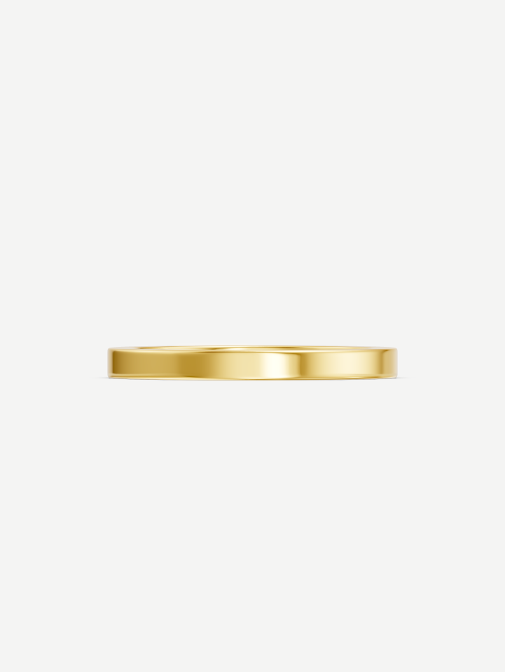Yellow Gold Wedding Ring MOT050739 | MARRY ME by Ribas