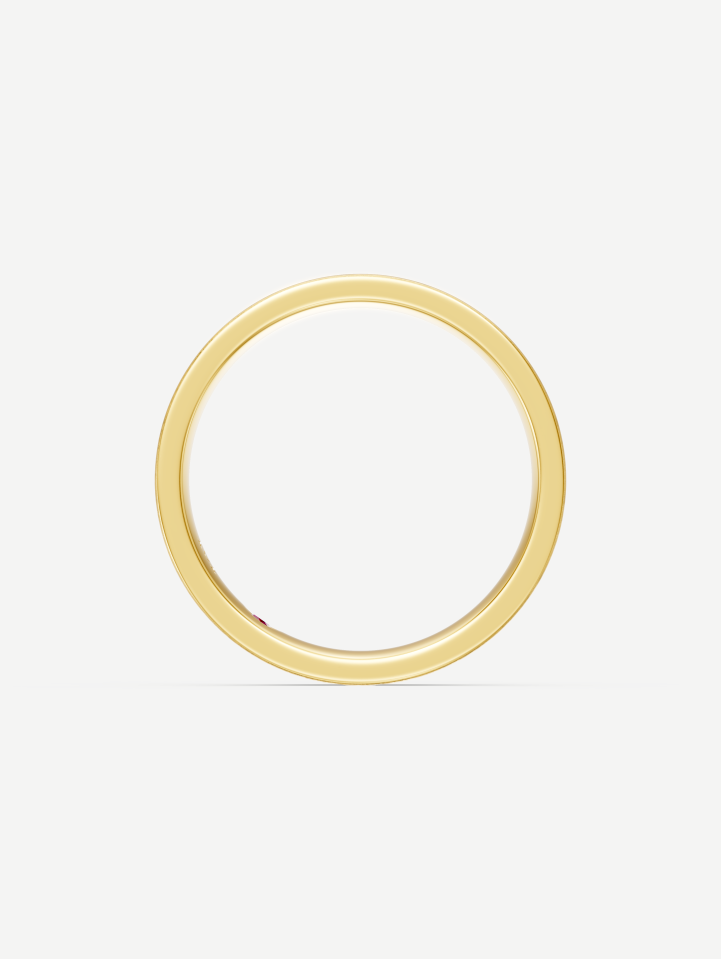 Yellow Gold Wedding Ring MOT050753 | MARRY ME by Ribas