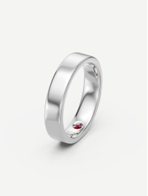 White Gold Wedding Ring MOT050913 | MARRY ME by Ribas