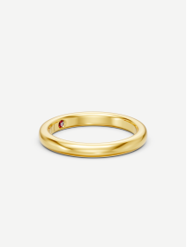Yellow Gold Wedding Ring MOT050937 | MARRY ME by Ribas