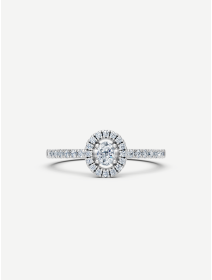 White Gold Diamond Ring MOT051293 from 0.49 ct | MARRY ME