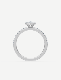 White Gold Diamond Ring MOT051323 from 0.49 ct | MARRY ME