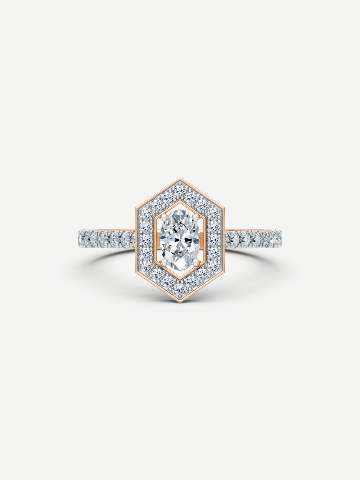 Rose Gold Diamond Ring from 0.70 ct | MARRY ME by Ribas