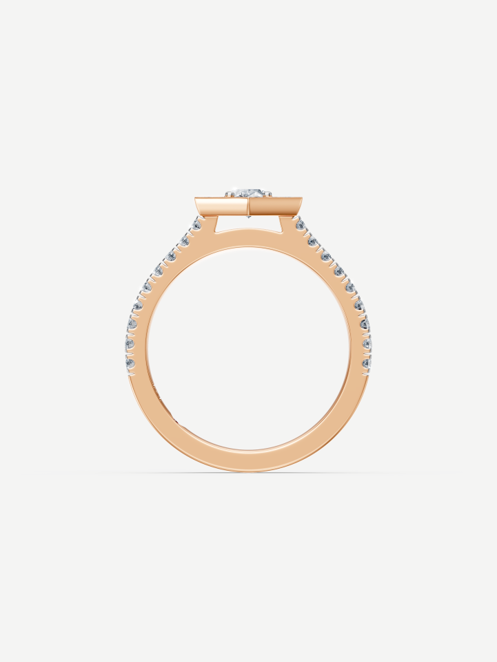 Rose Gold Diamond Ring from 0.70 ct | MARRY ME by Ribas