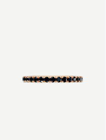 Rose Gold Black Diamond Ring from 0.31 ct | MARRY ME