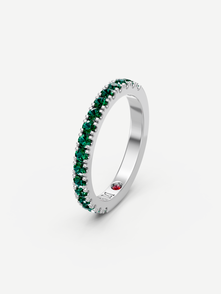 White Gold Emerald Ring from 0.44 ct | MARRY ME by Ribas