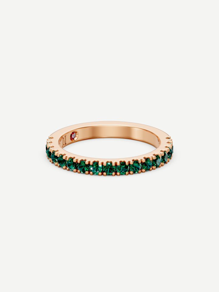 Rose Gold Emerald Ring from 0.49 ct | MARRY ME by Ribas